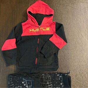 Kids Hoodie and Sweatpants Hustle 2Pcs Set size 5 or XS